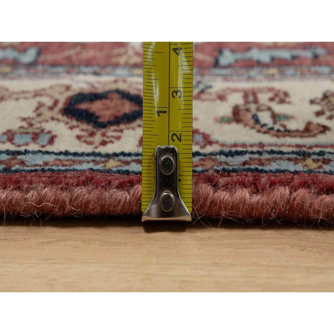 2'7" x 6'1" New Hand Knotted Red Wool Runner Oriental Rug - MOA10291499