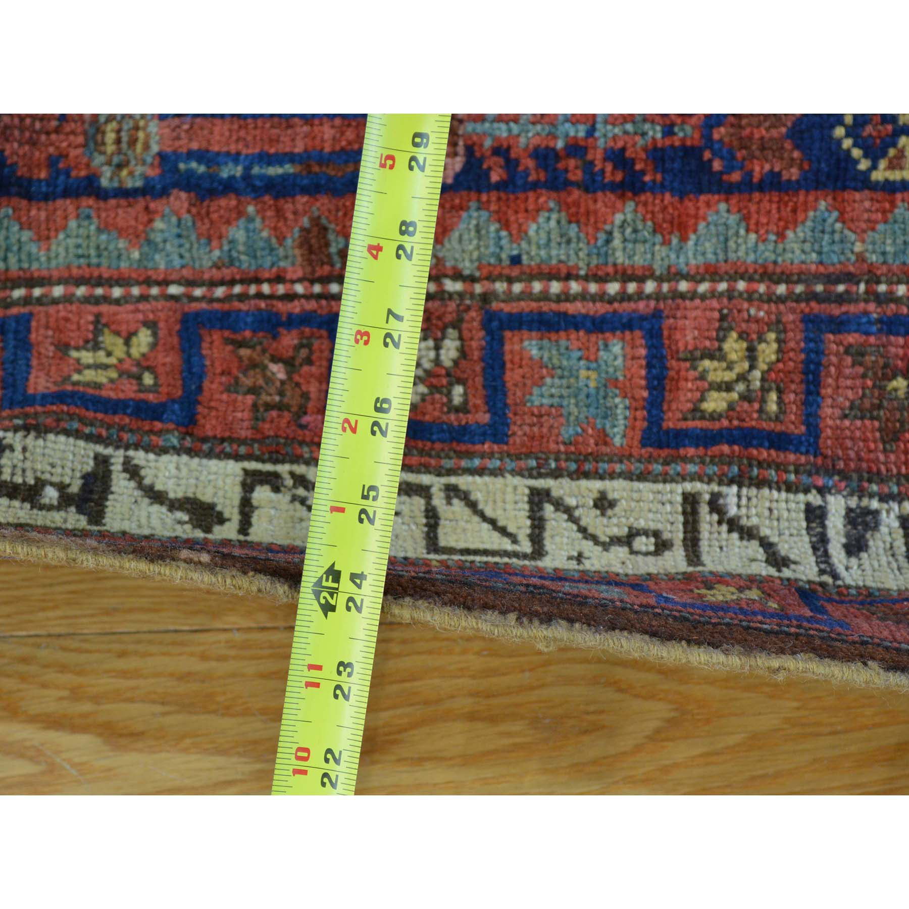 4'9"x8'9" Antique Persian Kurdish Bijar Exc Cond Hand Woven Wide Runner Rug 