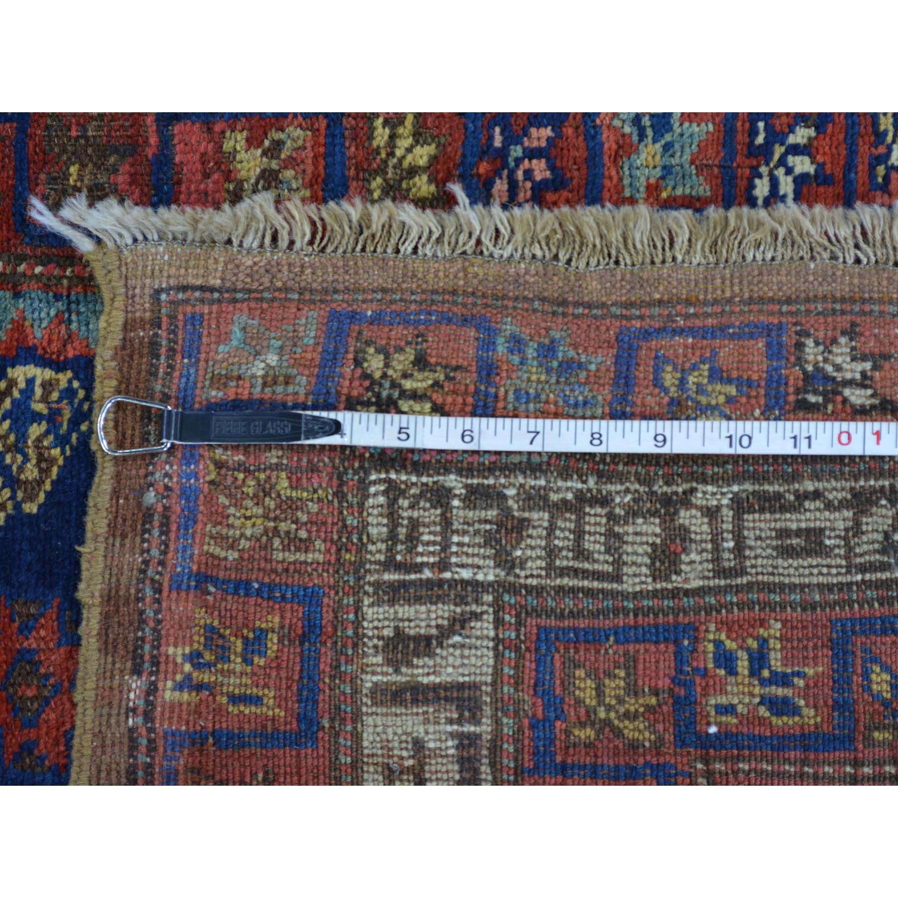 4'9"x8'9" Antique Persian Kurdish Bijar Exc Cond Hand Woven Wide Runner Rug 