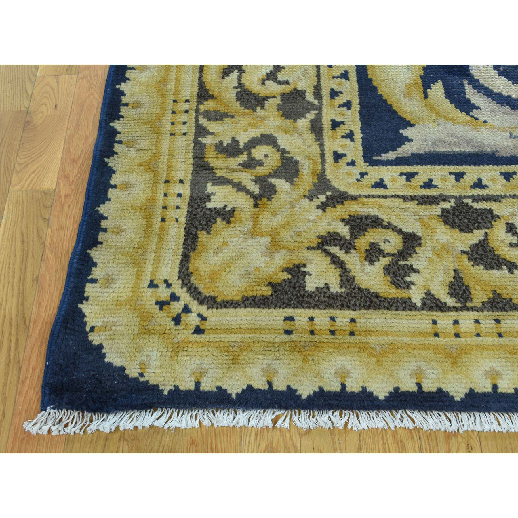 10'10"x13'8" Old Spanish Savonnerie Exc Cond Hand Woven Oversize Rug 
