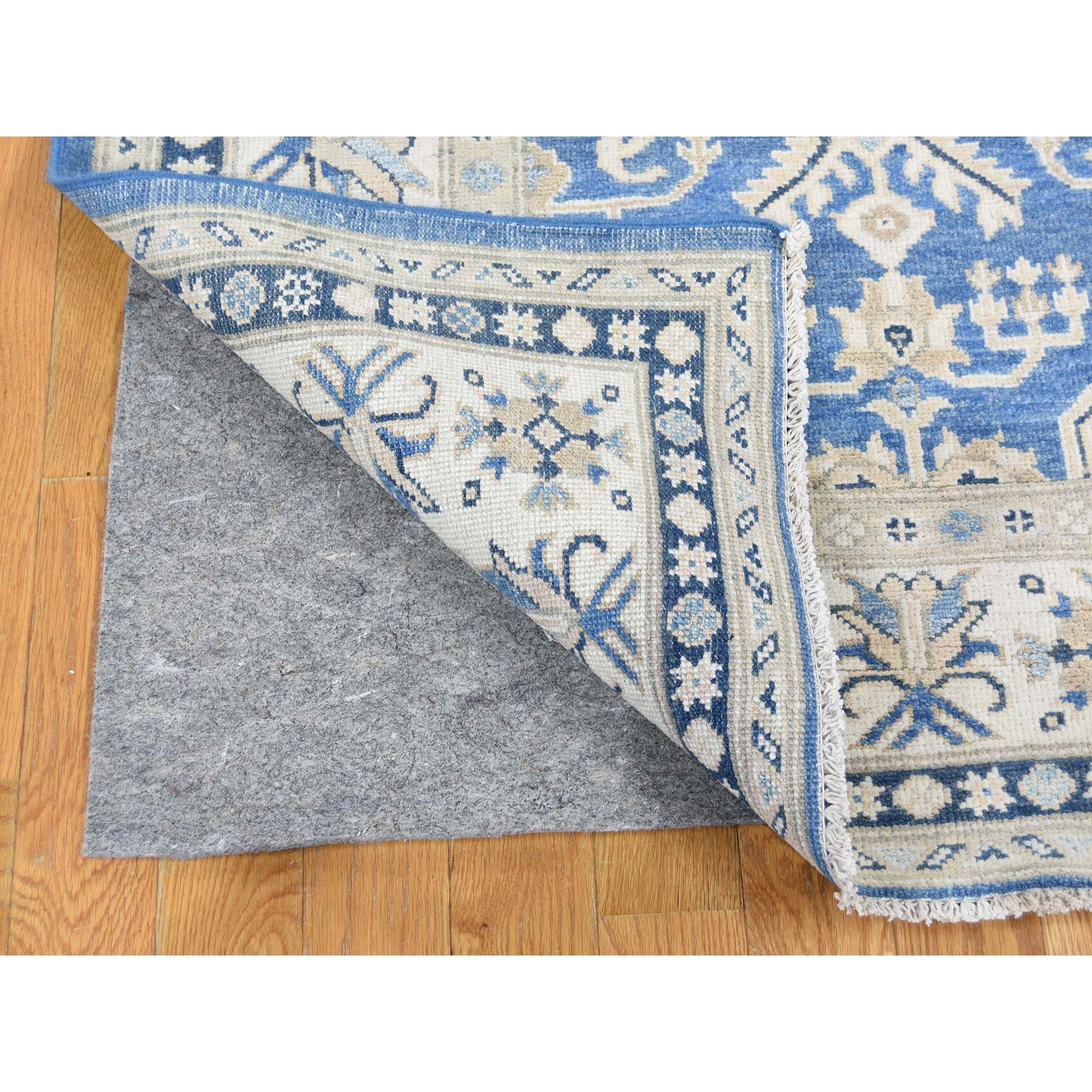 5'x25'8" Hand Woven Wide Runner Vintage Look Kazak Pure Wool Oriental Rug 