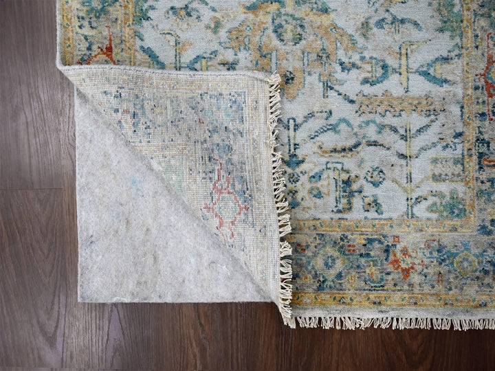3'0" x 4'10" New Hand Knotted Grey Wool Rectangle Oriental Rug - MOA10210034