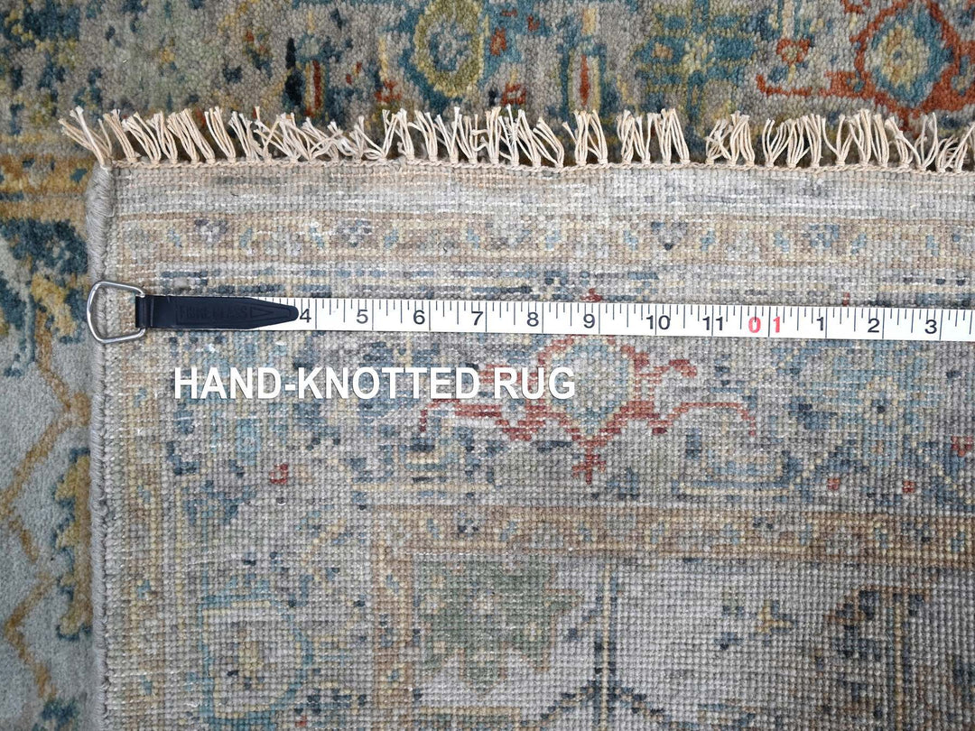 3'0" x 4'10" New Hand Knotted Grey Wool Rectangle Oriental Rug - MOA10210034