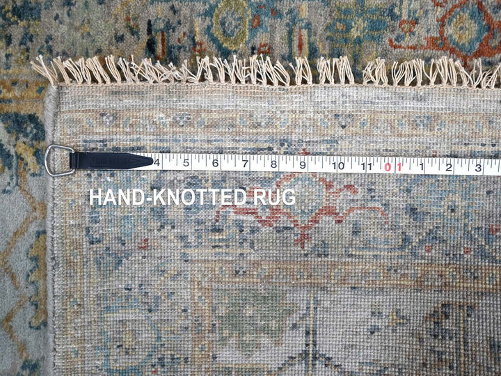 3'0" x 4'10" New Hand Knotted Grey Wool Rectangle Oriental Rug - MOA10210034