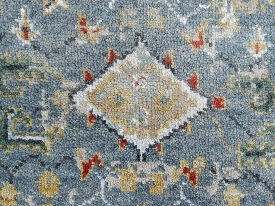 2'0" x 3'0" New Hand Knotted Blue Wool Rectangle Oriental Rug - MOA10210037