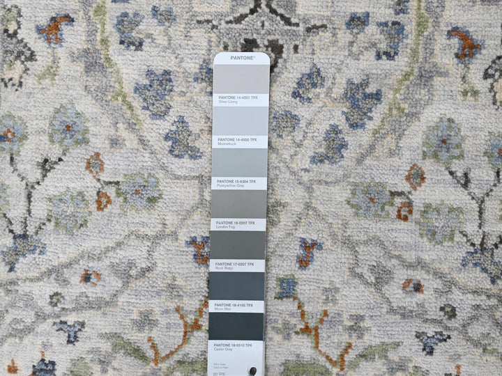 2'0" x 3'0" New Hand Knotted Grey Wool Rectangle Oriental Rug - MOA10210044