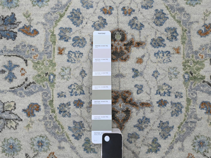 3'0" x 4'10" New Hand Knotted Grey Wool Rectangle Oriental Rug - MOA10210045