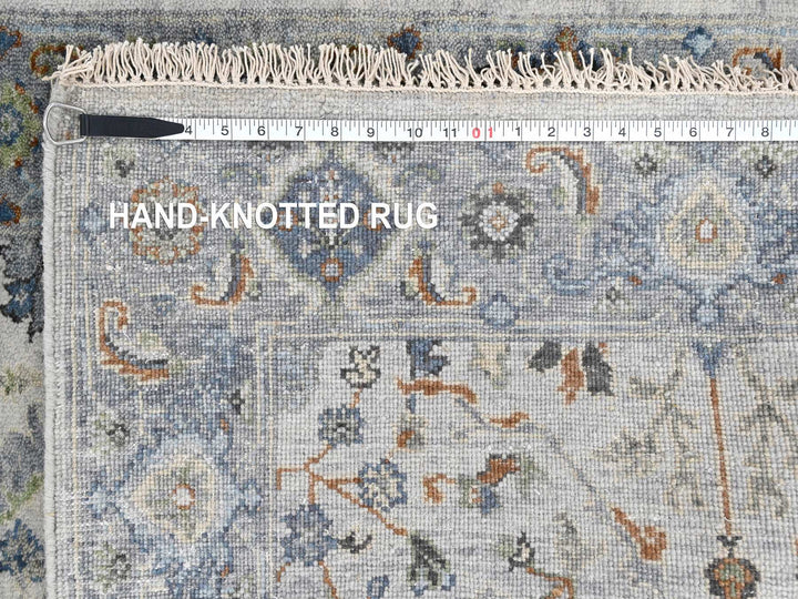 3'0" x 4'10" New Hand Knotted Grey Wool Rectangle Oriental Rug - MOA10210045