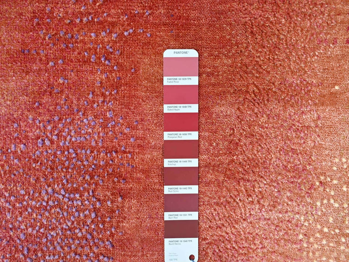 9'0" x 11'10" New Hand Knotted Multicolored Wool Rectangle Oriental Rug - MOA10210058