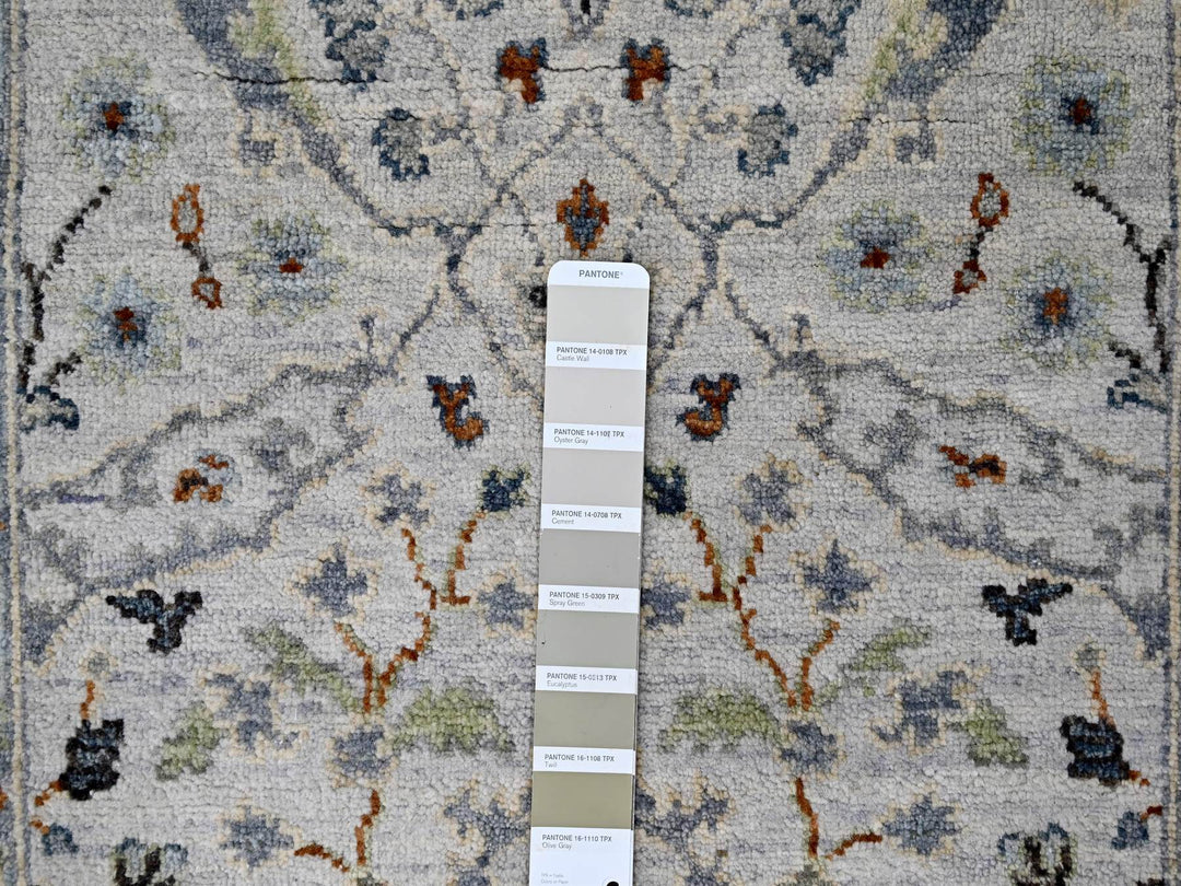 2'5" x 5'10" New Hand Knotted Ivory Wool Runner Oriental Rug - MOA10210085