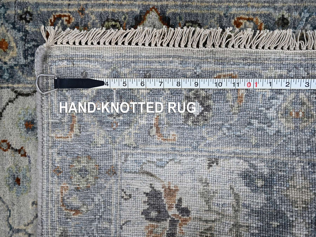 2'5" x 5'10" New Hand Knotted Ivory Wool Runner Oriental Rug - MOA10210085