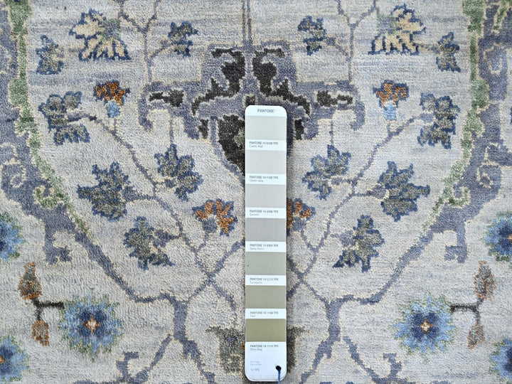 5'9" x 11'10" New Hand Knotted Grey Wool Runner Oriental Rug - MOA10210108