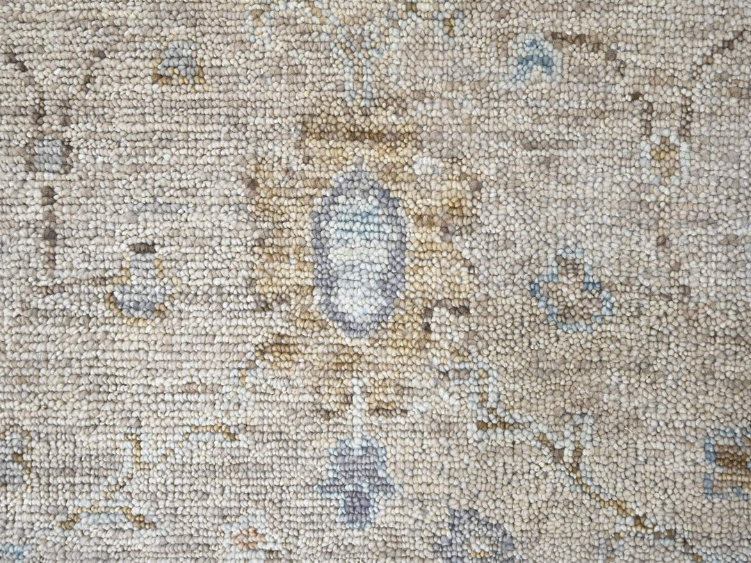 8'11" x 12'0" New Hand Knotted Brown Wool Rectangle Oriental Rug - MOA10210244