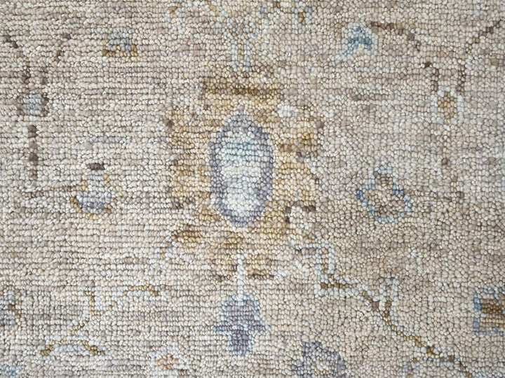 8'11" x 12'0" New Hand Knotted Brown Wool Rectangle Oriental Rug - MOA10210244