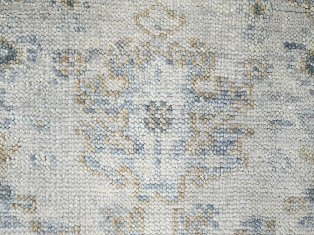 2'4" x 8'8" New Hand Knotted Grey Wool Runner Oriental Rug - MOA10210264