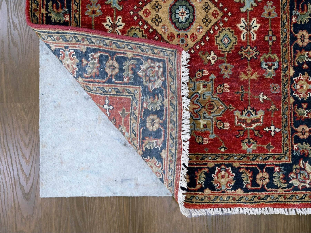 3'0" x 5'0" New Hand Knotted Red Wool Rectangle Oriental Rug - MOA10210297