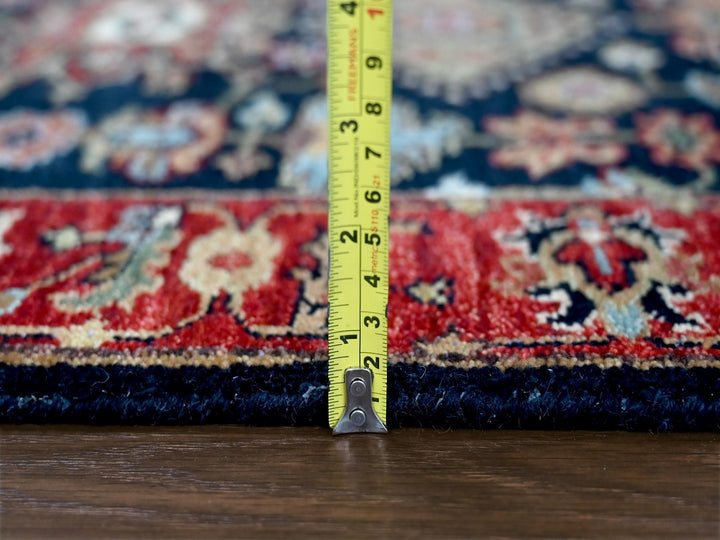 2'9" x 8'0" New Hand Knotted Blue Wool Runner Oriental Rug - MOA10210302