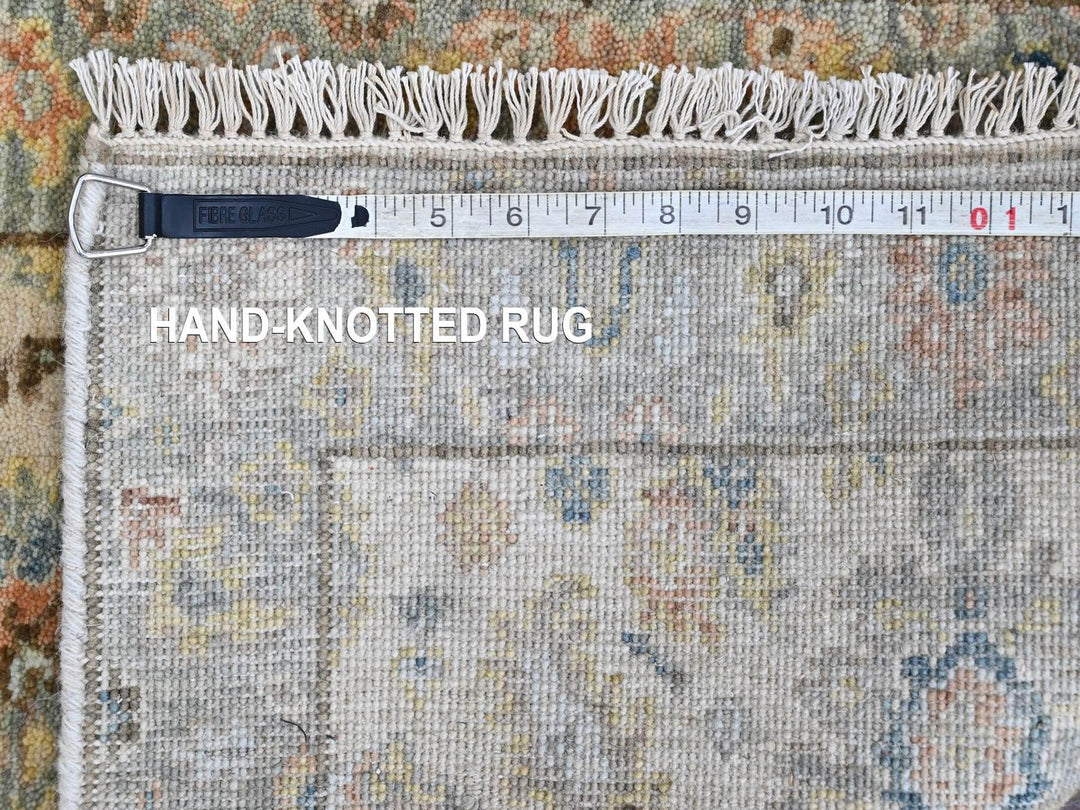 2'0" x 3'0" New Hand Knotted Beige Wool Rectangle Oriental Rug - MOA10210363