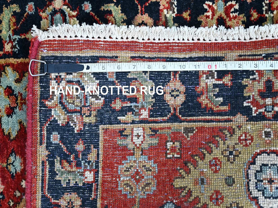 2'7" x 5'11" New Hand Knotted Red Wool Runner Oriental Rug - MOA10210364