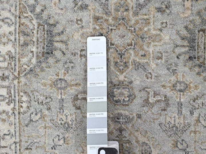 2'0" x 2'11" New Hand Knotted Green Wool Rectangle Oriental Rug - MOA10210386