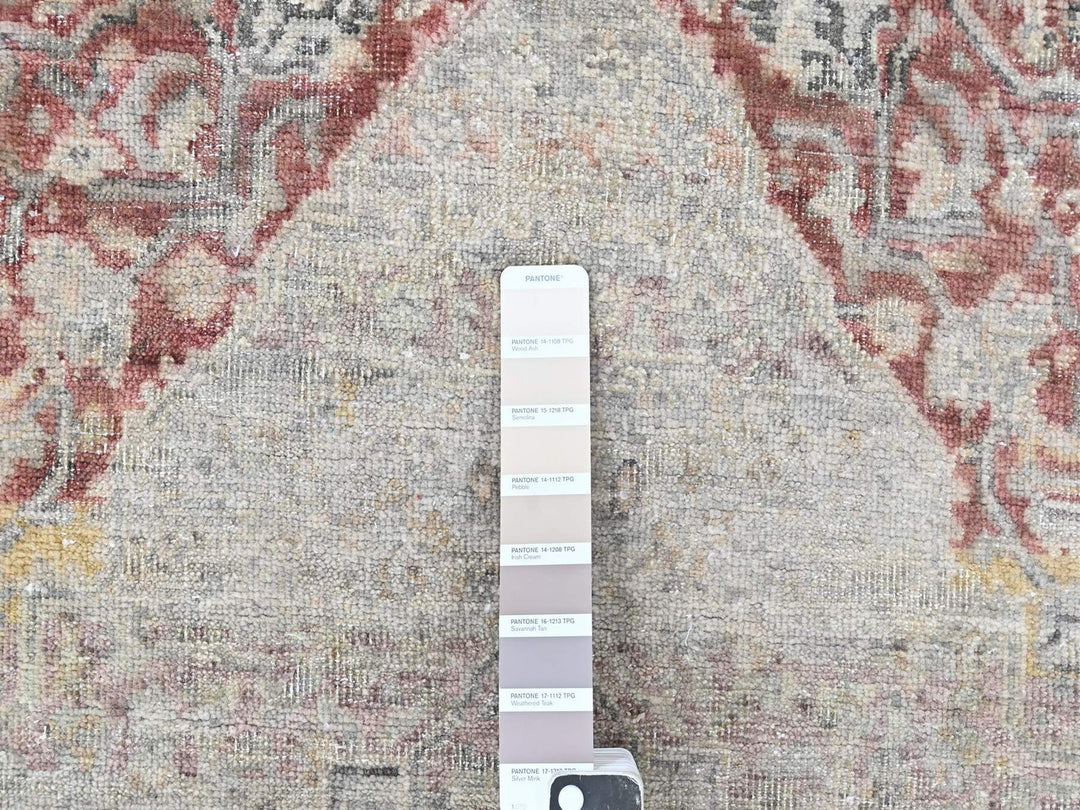 3'0" x 4'11" New Hand Knotted Ivory Wool Rectangle Oriental Rug - MOA10210391