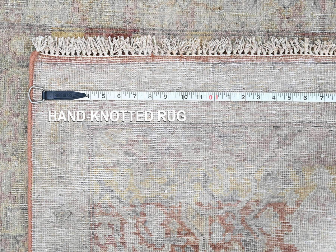 3'0" x 4'11" New Hand Knotted Ivory Wool Rectangle Oriental Rug - MOA10210391