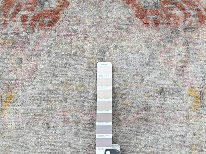 3'10" x 6'0" New Hand Knotted Ivory Wool Rectangle Oriental Rug - MOA10210392