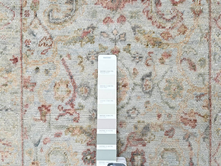 2'0" x 2'11" New Hand Knotted Grey Wool Rectangle Oriental Rug - MOA10210398