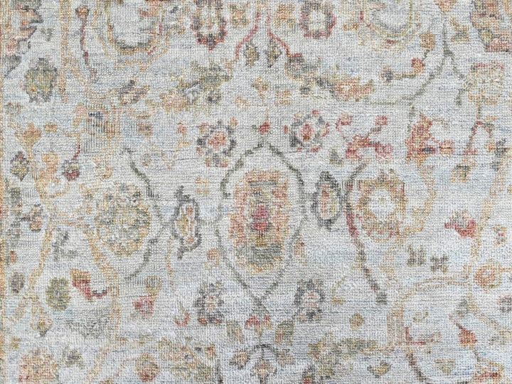 3'1" x 4'11" New Hand Knotted Grey Wool Rectangle Oriental Rug - MOA10210415