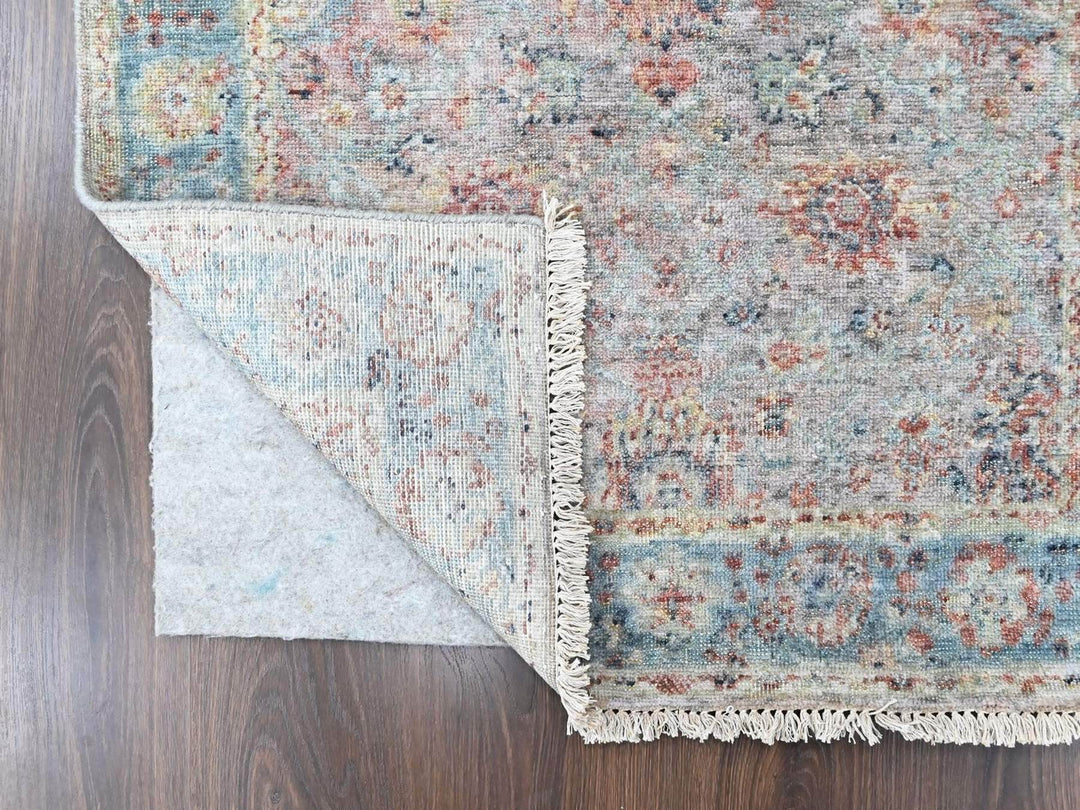 3'0" x 4'10" New Hand Knotted Pink Wool Rectangle Oriental Rug - MOA10210418