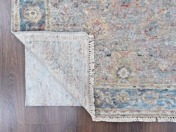 3'11" x 5'11" New Hand Knotted Pink Silk Rectangle Oriental Rug - MOA10210419