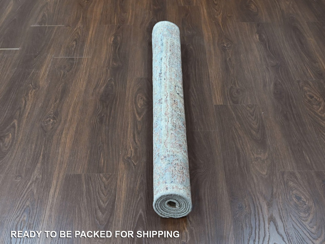 3'11" x 5'11" New Hand Knotted Pink Silk Rectangle Oriental Rug - MOA10210419