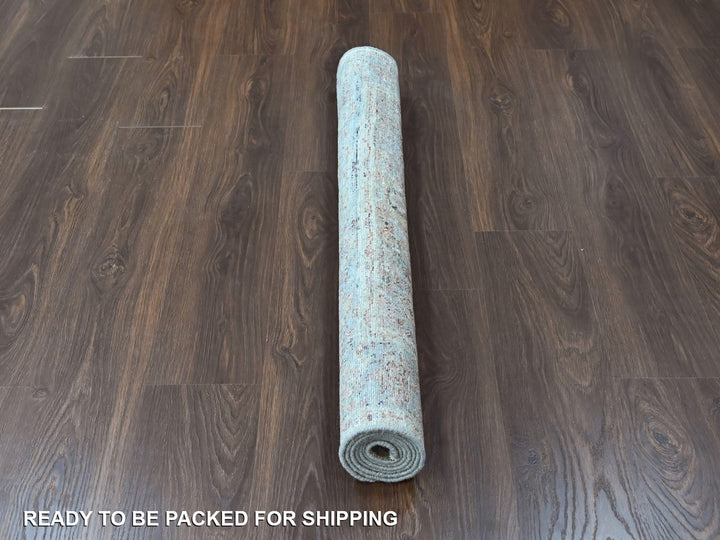 3'11" x 5'11" New Hand Knotted Pink Silk Rectangle Oriental Rug - MOA10210419