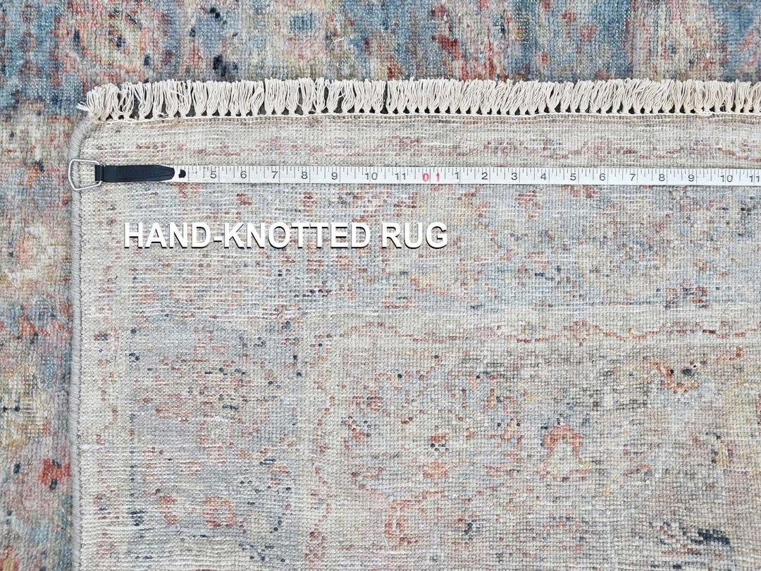 3'11" x 5'11" New Hand Knotted Pink Silk Rectangle Oriental Rug - MOA10210419