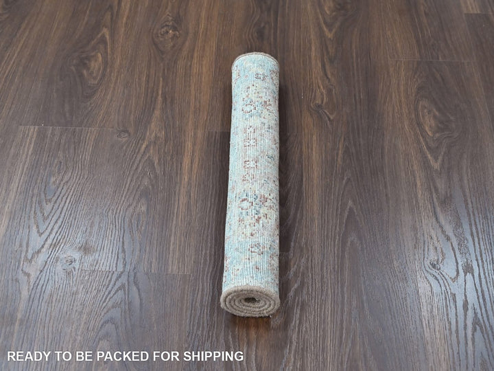 2'0" x 3'0" New Hand Knotted Pink Wool Rectangle Oriental Rug - MOA10210425