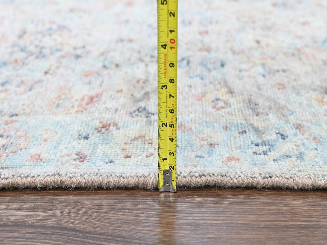 2'0" x 3'0" New Hand Knotted Pink Wool Rectangle Oriental Rug - MOA10210425