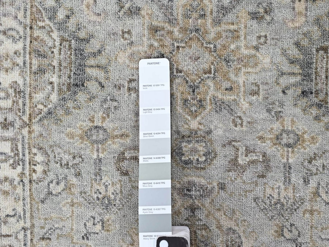 2'0" x 2'11" New Hand Knotted Green Wool Rectangle Oriental Rug - MOA10210428