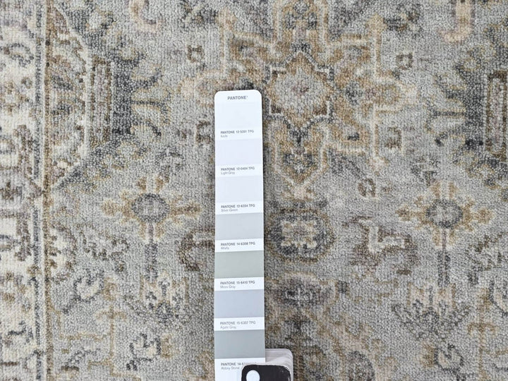 2'0" x 2'11" New Hand Knotted Green Wool Rectangle Oriental Rug - MOA10210428