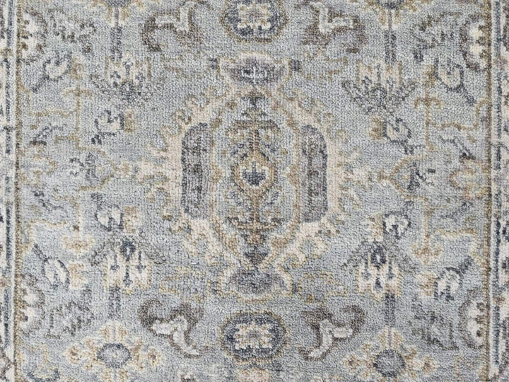 2'0" x 2'11" New Hand Knotted Green Wool Rectangle Oriental Rug - MOA10210428