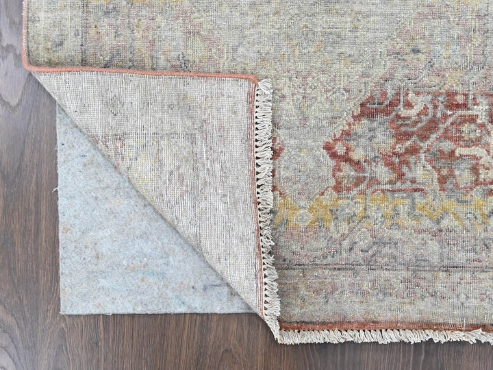 3'0" x 4'10" New Hand Knotted Ivory Wool Rectangle Oriental Rug - MOA10210432