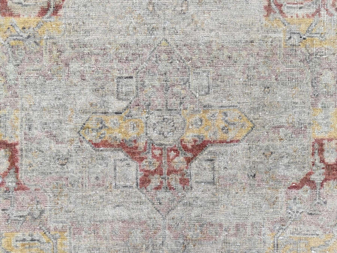 3'0" x 4'10" New Hand Knotted Ivory Wool Rectangle Oriental Rug - MOA10210432