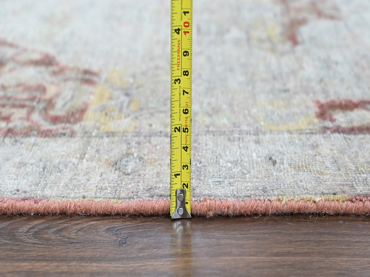 3'0" x 4'10" New Hand Knotted Ivory Wool Rectangle Oriental Rug - MOA10210432