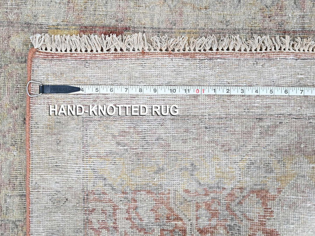 3'0" x 4'10" New Hand Knotted Ivory Wool Rectangle Oriental Rug - MOA10210432