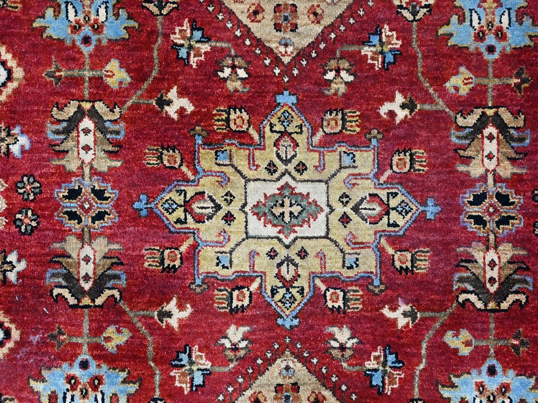 10'0" x 13'11" New Hand Knotted Red Wool Rectangle Oriental Rug - MOA10210450