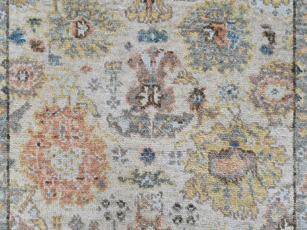 2'0" x 3'0" New Hand Knotted Beige Wool Rectangle Oriental Rug - MOA10210464