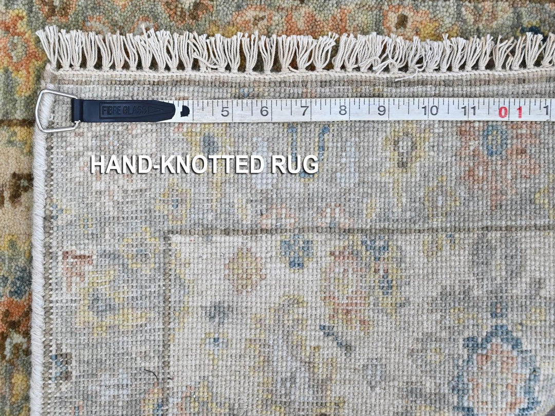 2'0" x 3'0" New Hand Knotted Beige Wool Rectangle Oriental Rug - MOA10210464