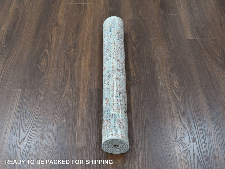 3'0" x 4'11" New Hand Knotted Pink Wool Rectangle Oriental Rug - MOA10210466