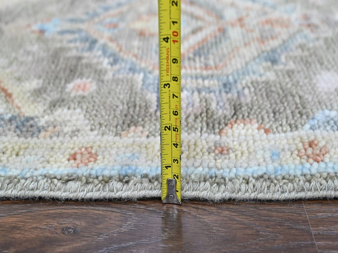 2'0" x 3'0" New Hand Knotted Green Wool Rectangle Oriental Rug - MOA10210468