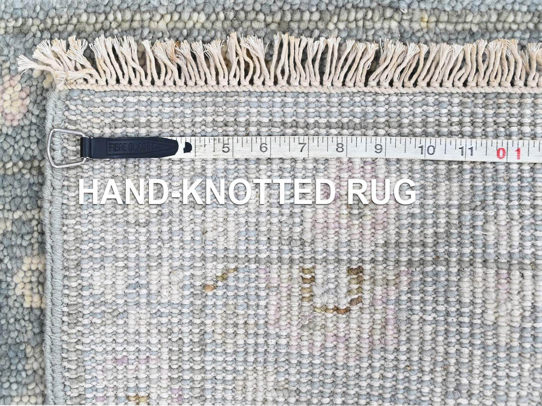 2'0" x 3'1" New Hand Knotted Blue Wool Rectangle Oriental Rug - MOA10210474