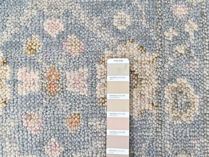 2'0" x 3'1" New Hand Knotted Blue Wool Rectangle Oriental Rug - MOA10210475